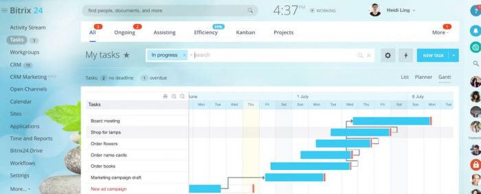 bitrix gantt charts