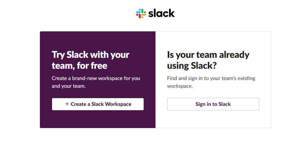 getting started with Slack