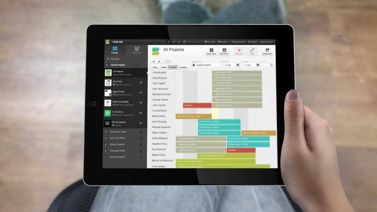 Resource Management Software - Hub Planner