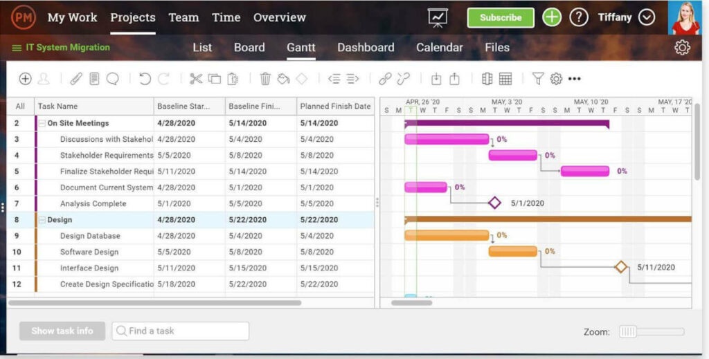 projectmanager.com gantt chart