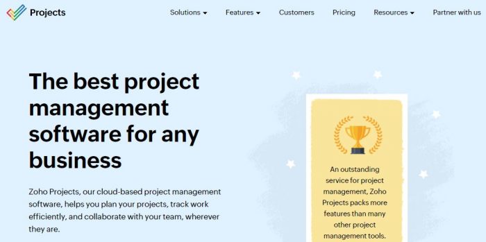 Zoho Projects