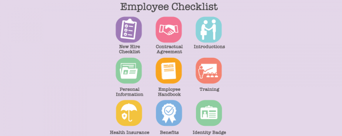 employee onboarding checklist rules and steps