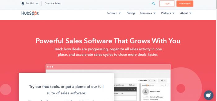 Hubspot sales