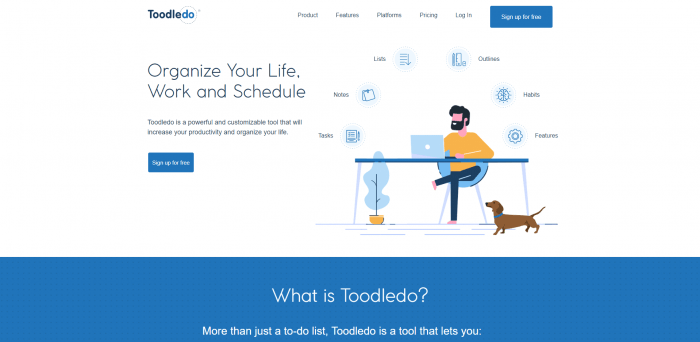 #7 best to do list app - Toodledo